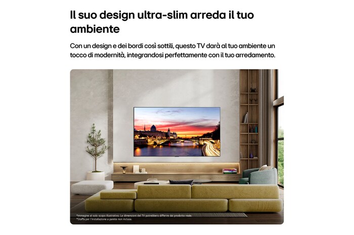 Design ultra-slim TV OLED65C65LA 2026